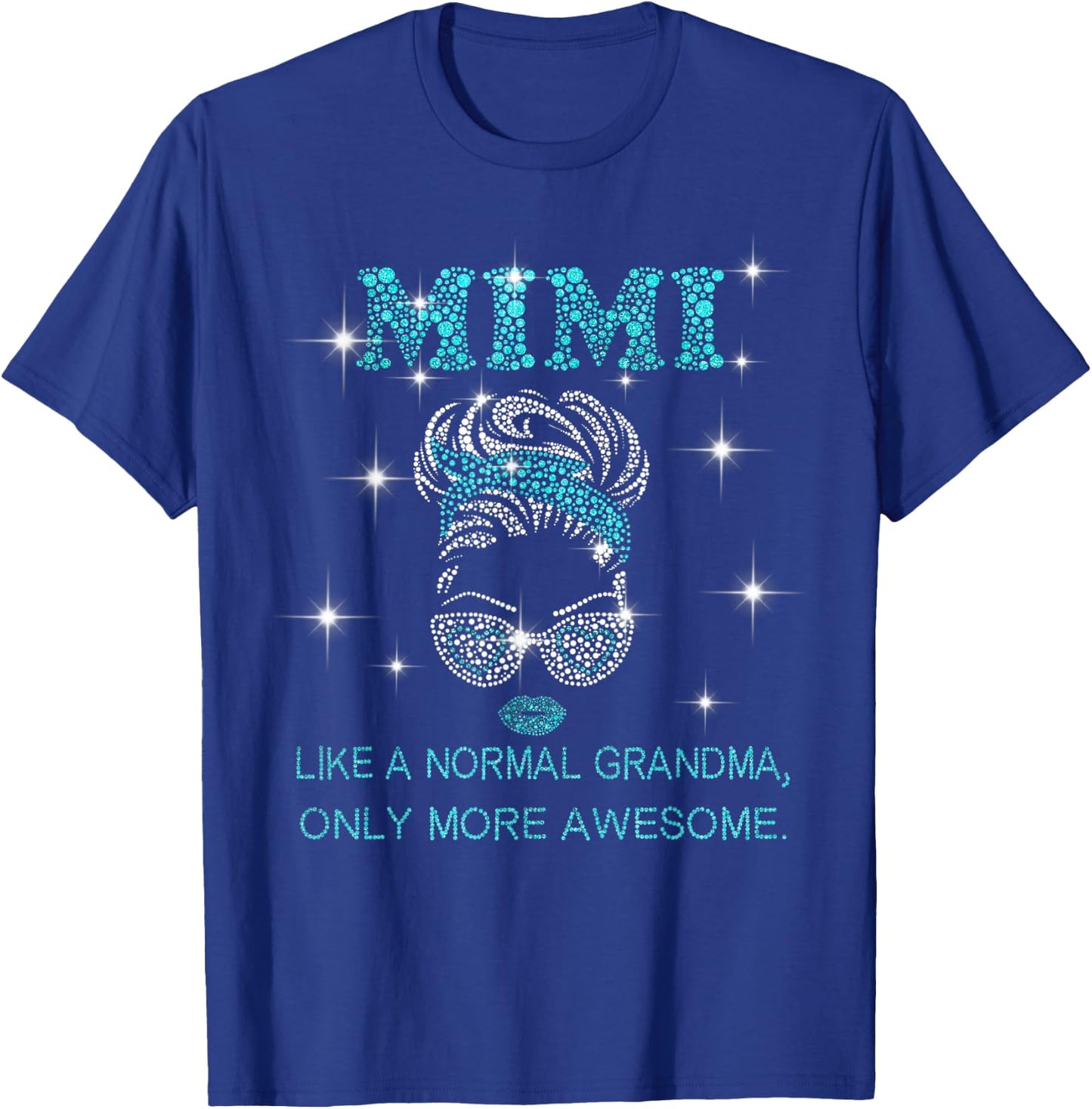 Mimi like a normal Grandma only more Awesome, Love Mimi T-Shirt - T-Shirt | Royal
