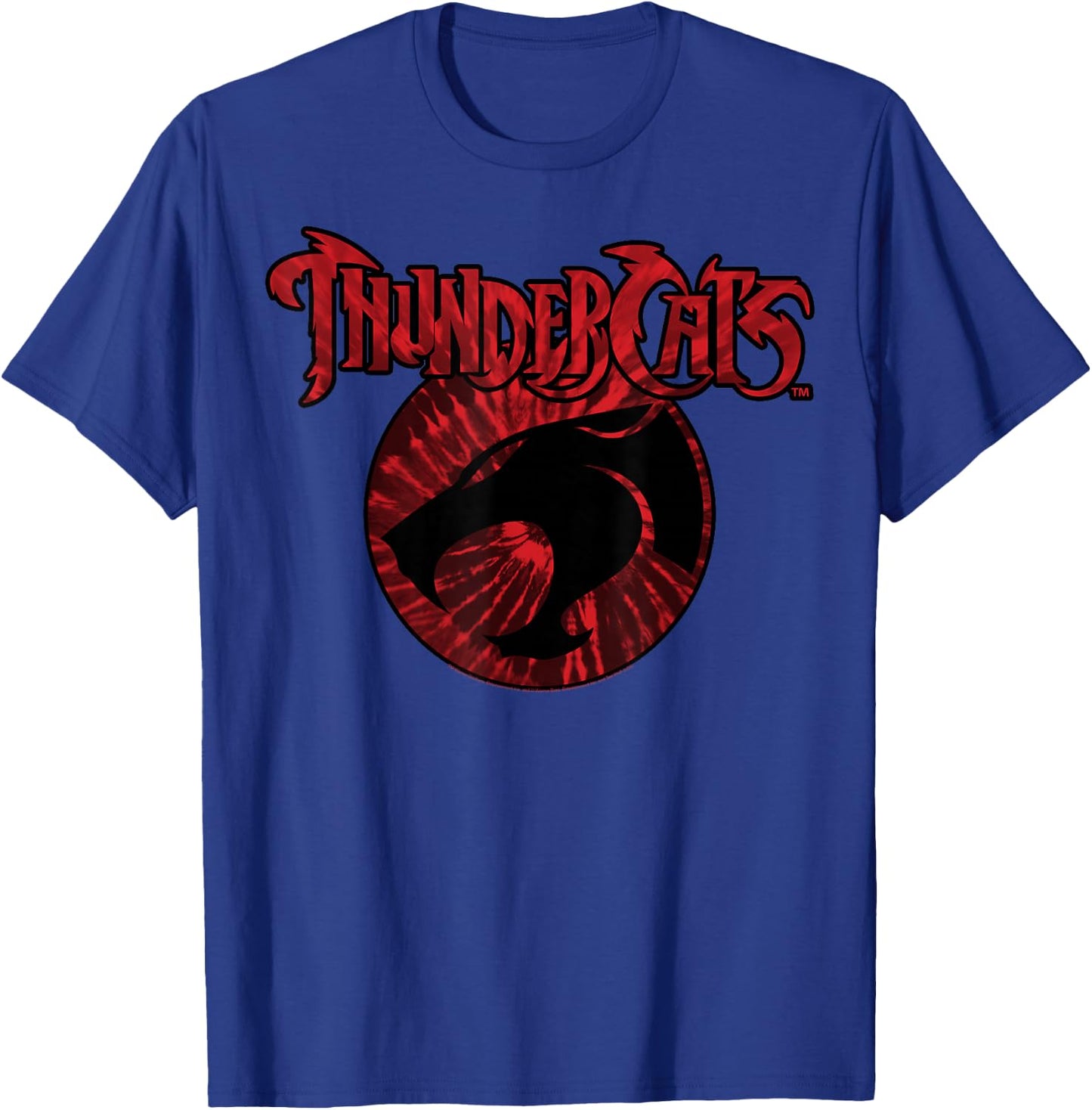 Thundercats Red Tie Dye Logo Small T-Shirt - T-Shirt | Royal