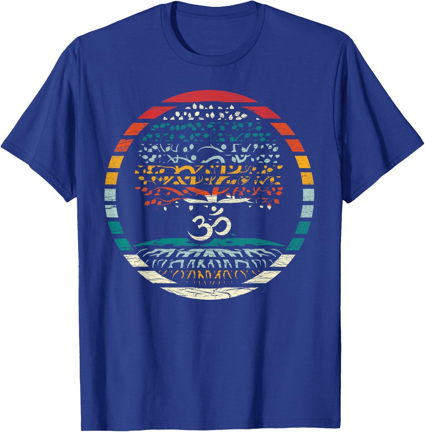Tree of Life Shirt with Om Symbol Yoga Om T-Shirt - T-Shirt | Royal