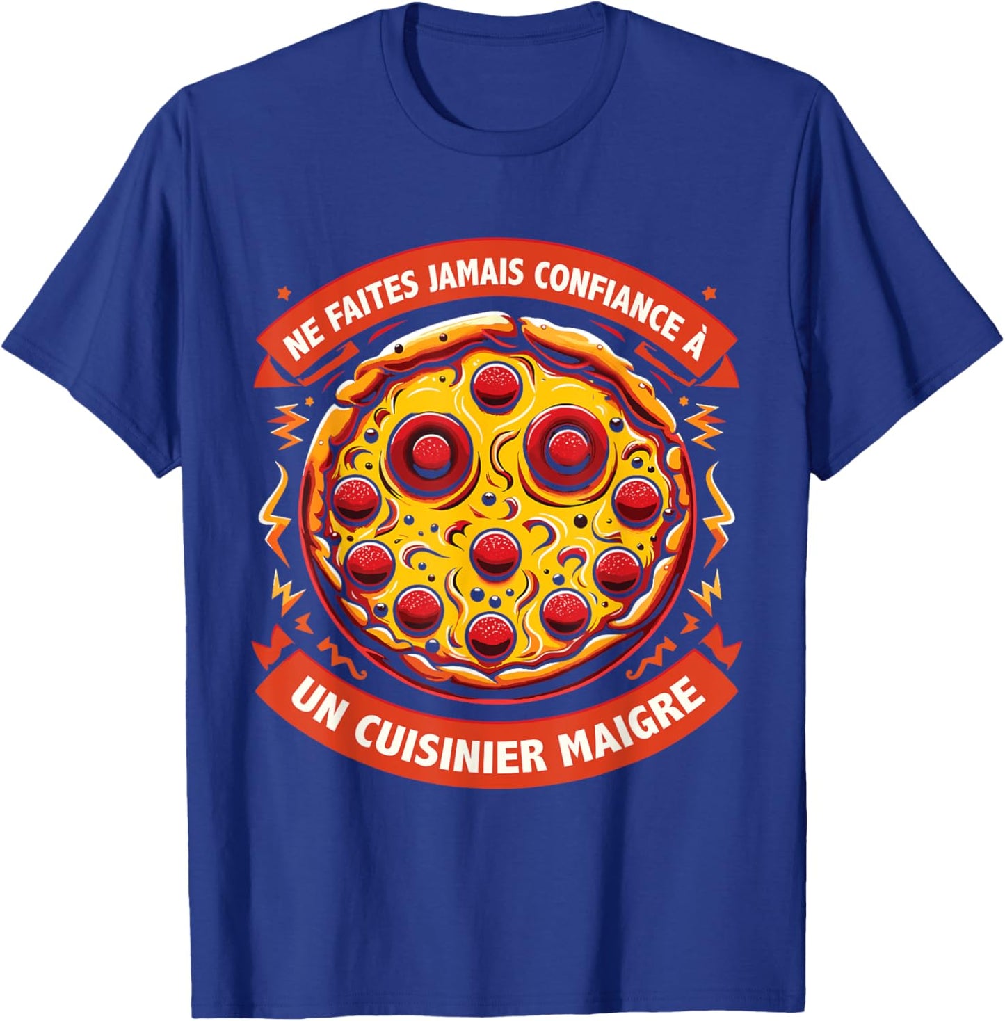 Pizzaioli Eater Pizza Maker Pizzamaker Funny , Black, S T-Shirt - T-Shirt | Royal