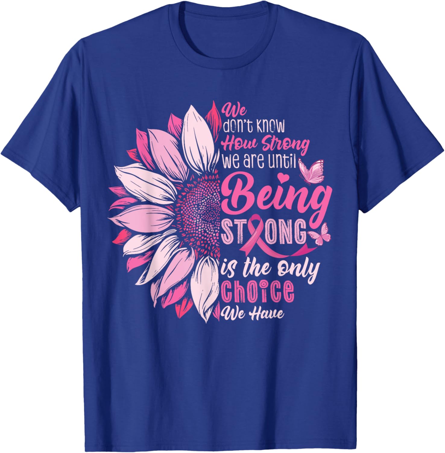 Breast Cancer Awareness T-Shirt - T-Shirt | Royal