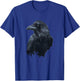 Raven Head Costume Black art Vintage Black Bird Crow Rraven T-Shirt - T-Shirt | Royal