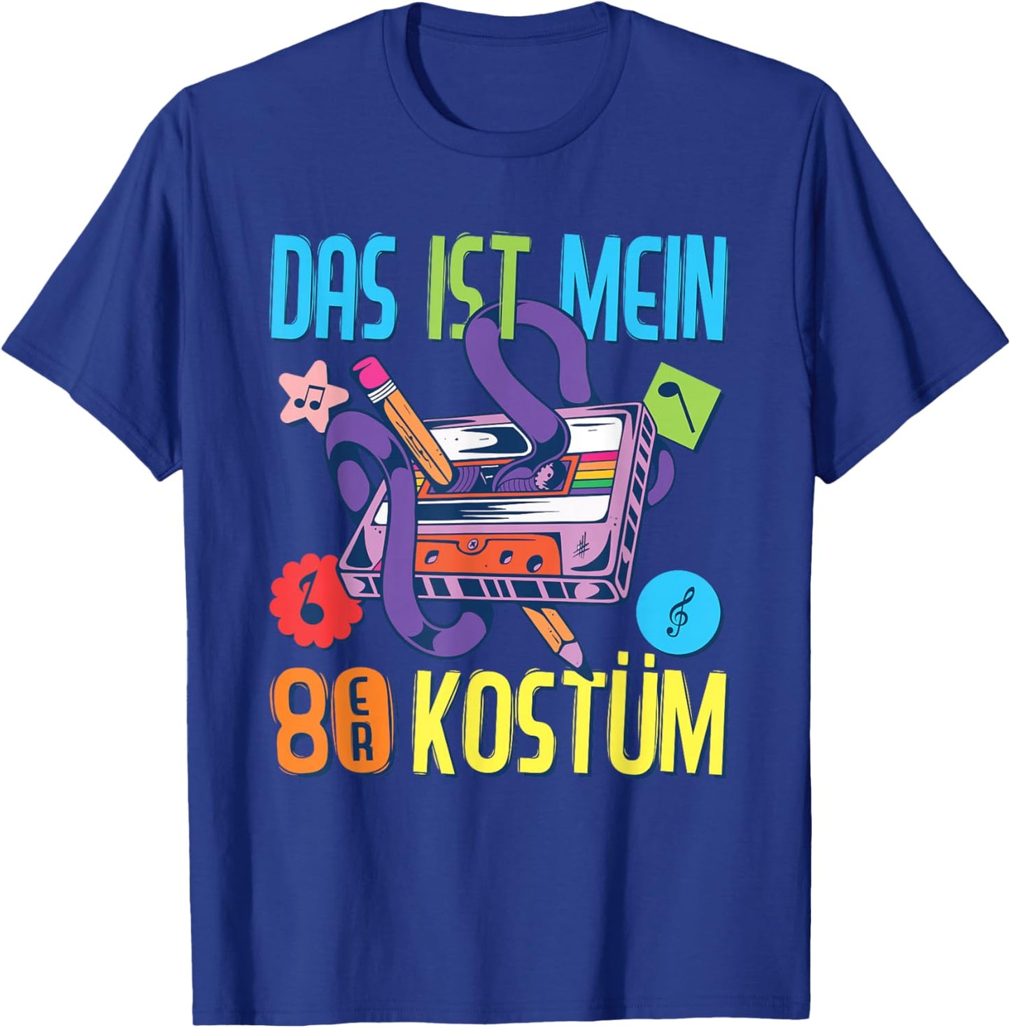 Das ist Mein 80er Kostüm 80er Jahre Outfit Damen Herren 1980 T-Shirt - T-Shirt | Royal
