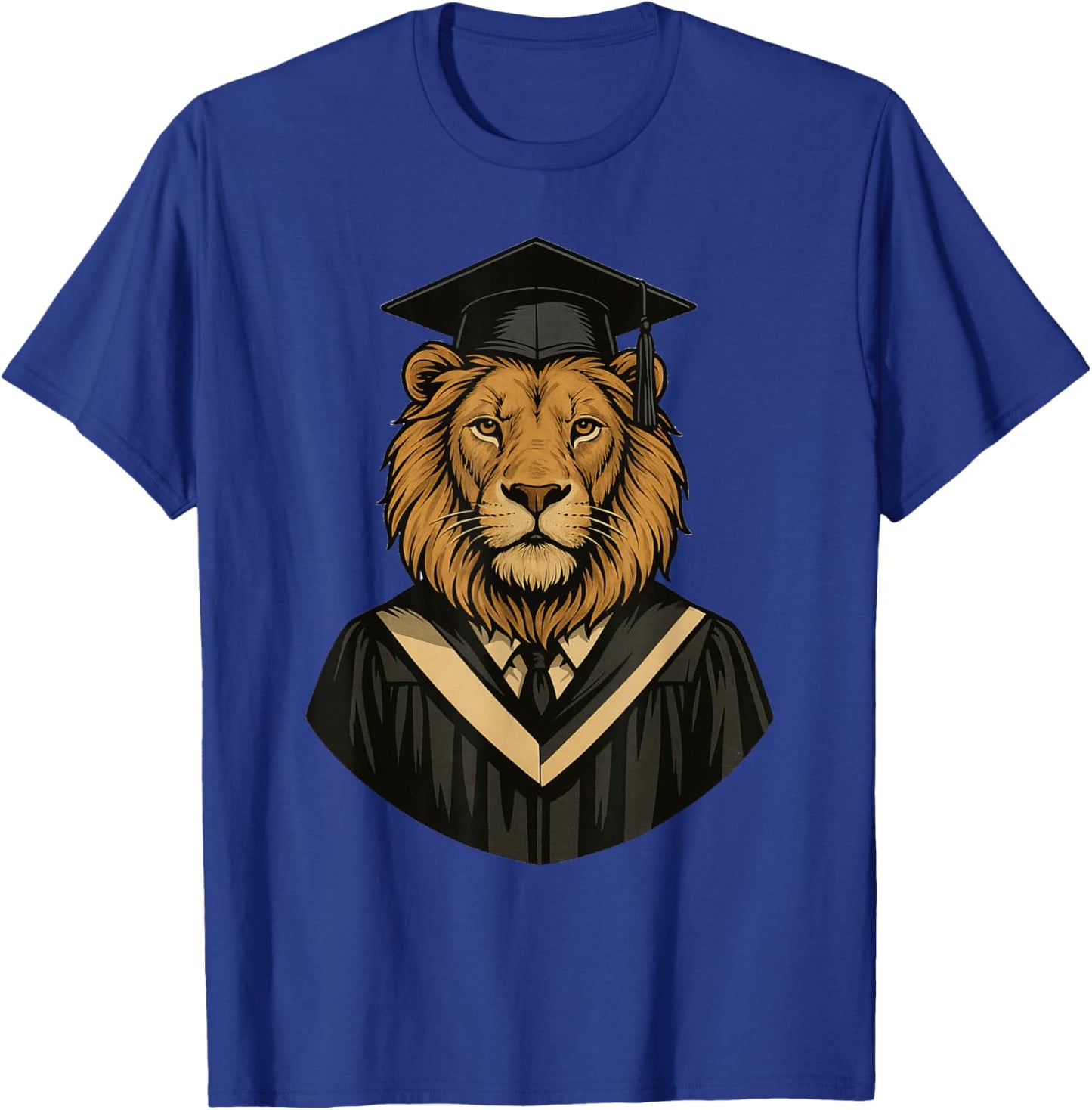 Cute Lion Graduation T-Shirt - T-Shirt | Royal