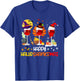Wine Halloween Thanksgiving Christmas Happy Hallothanksmas T-Shirt - T-Shirt | Royal