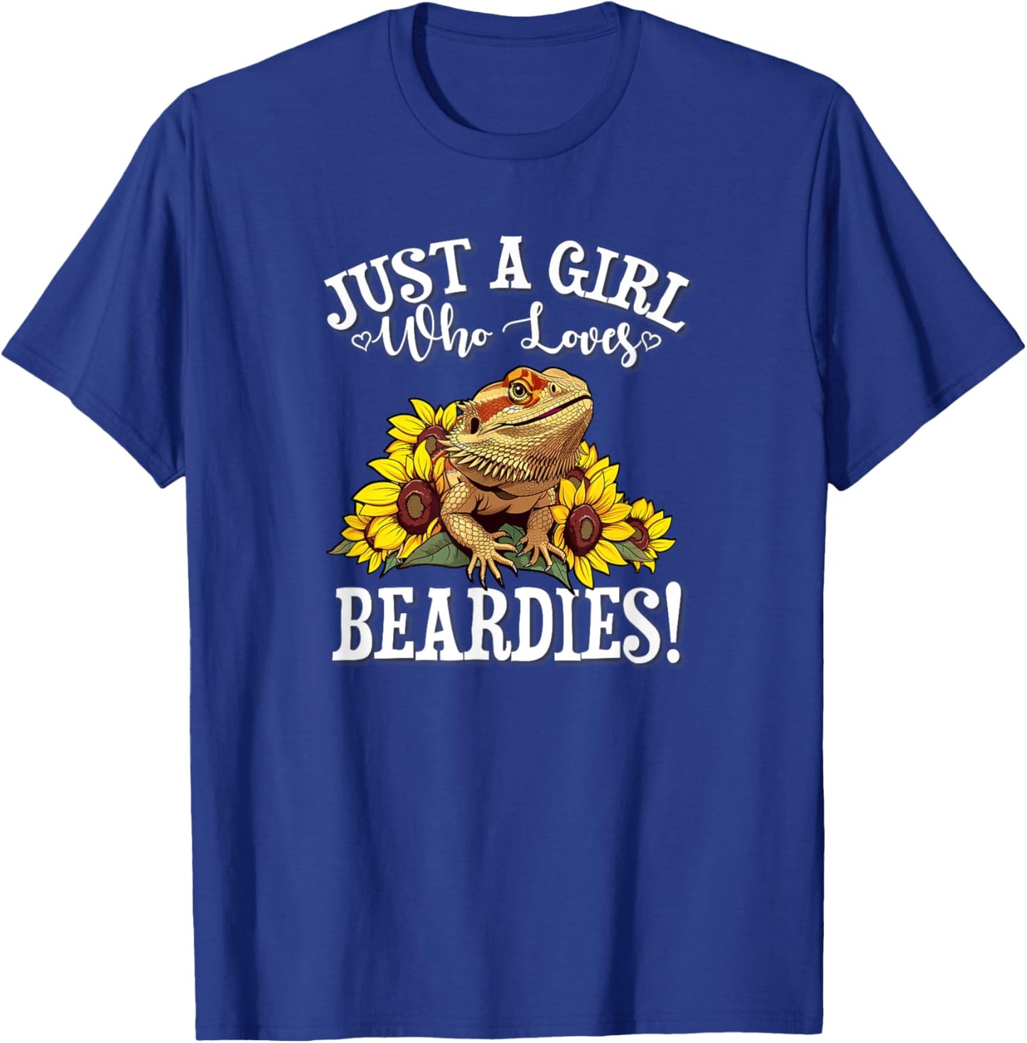 Tiny Dinosaur Girl Who Loves Bearded Dragon Lover T-Shirt - T-Shirt | Royal