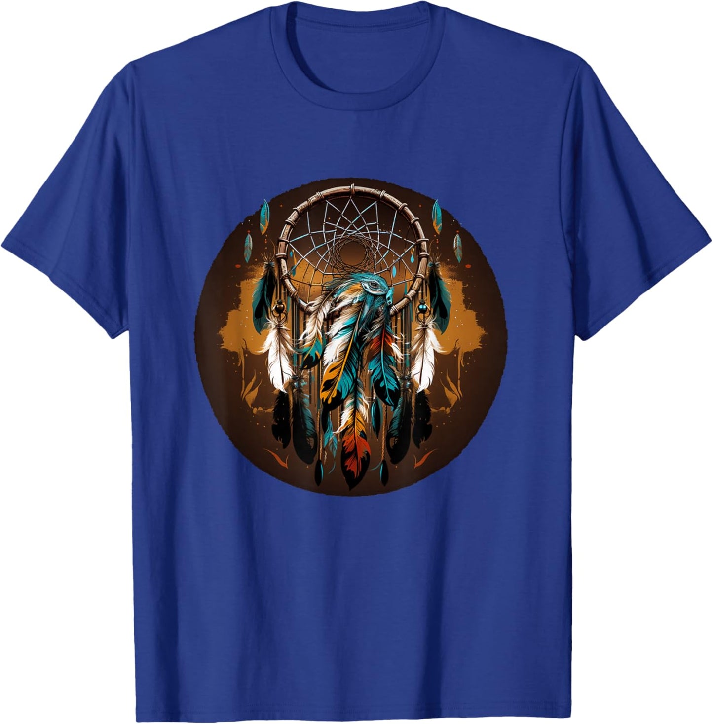 Native American Dreamcatcher Indian Design T-Shirt - T-Shirt | Royal