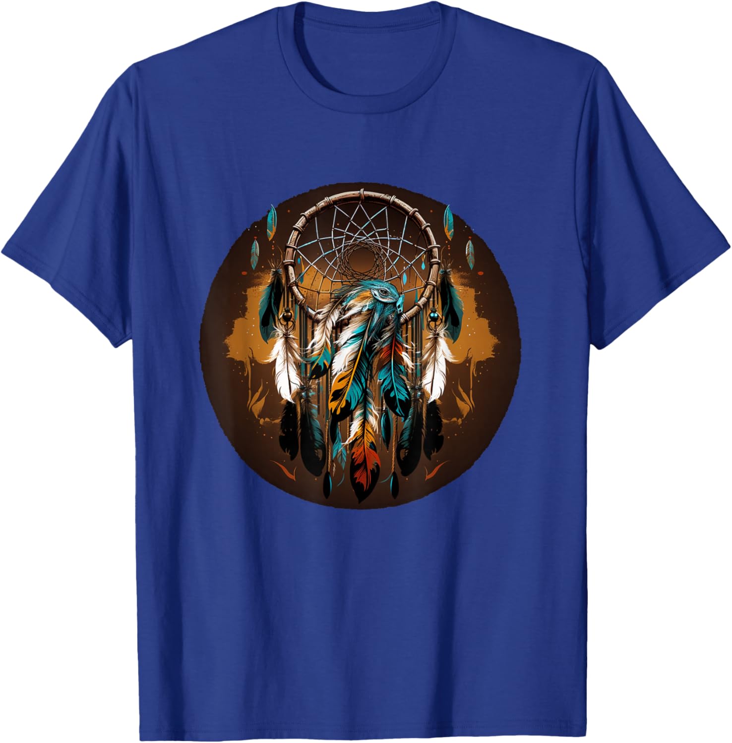 Native American Dreamcatcher Indian Design T-Shirt - T-Shirt | Royal
