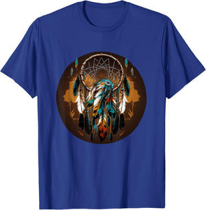 Native American Dreamcatcher Indian Design T-Shirt - T-Shirt | Royal
