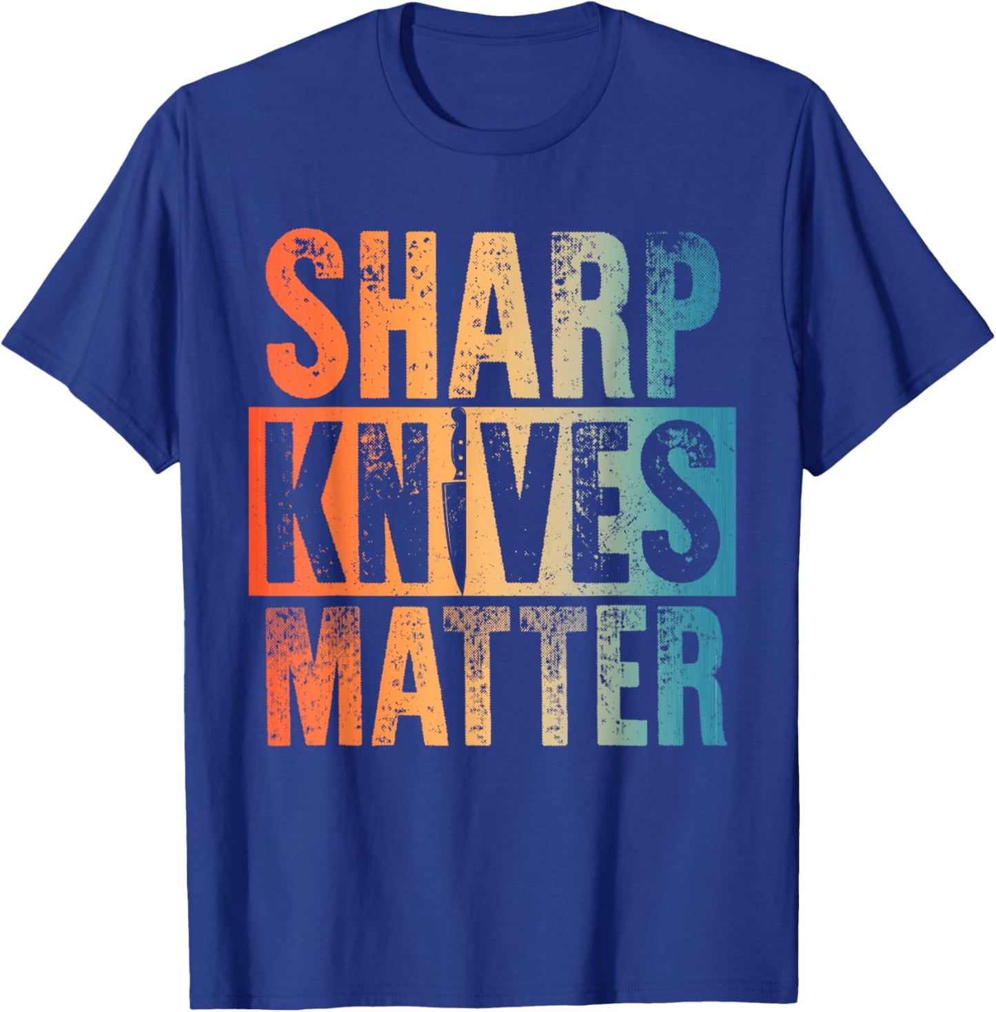 Chef Art Women Knive Lover Hotel Cook Pastry Chef T-Shirt - T-Shirt | Royal