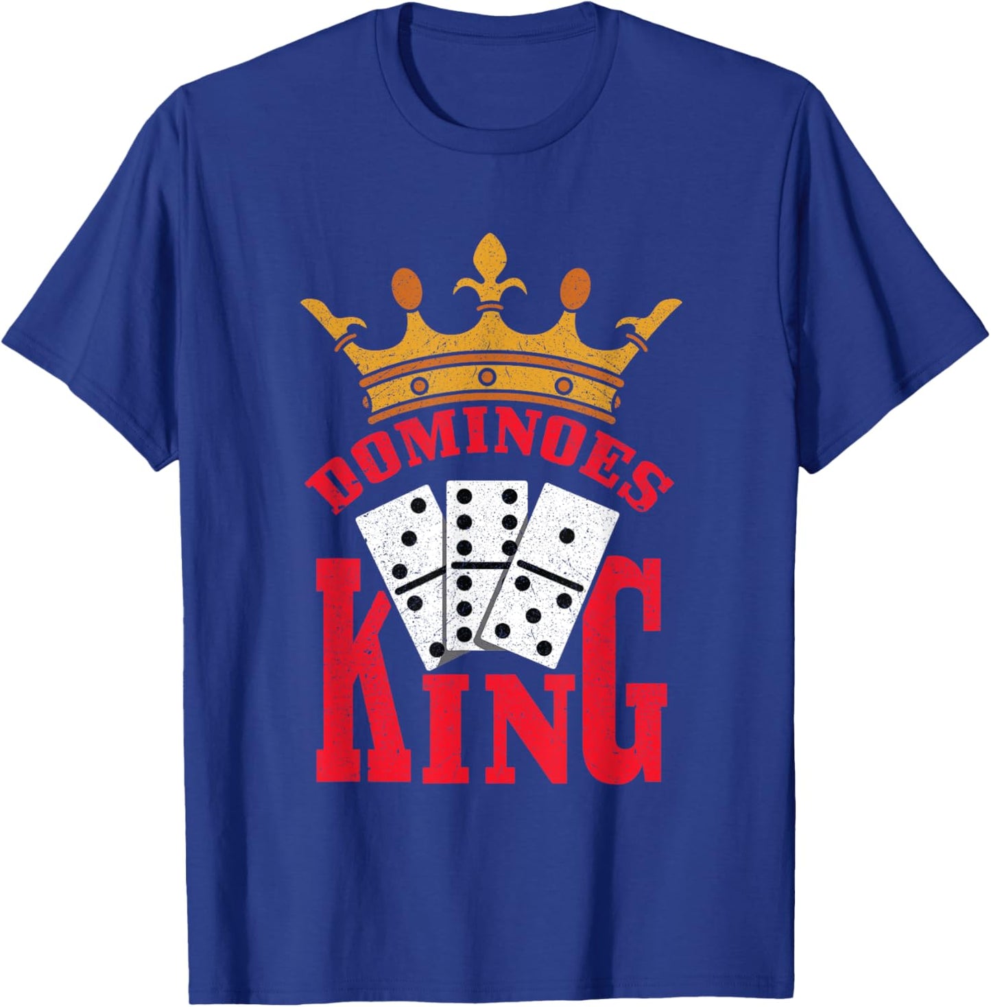 Dominoes King T-Shirt - T-Shirt | Royal