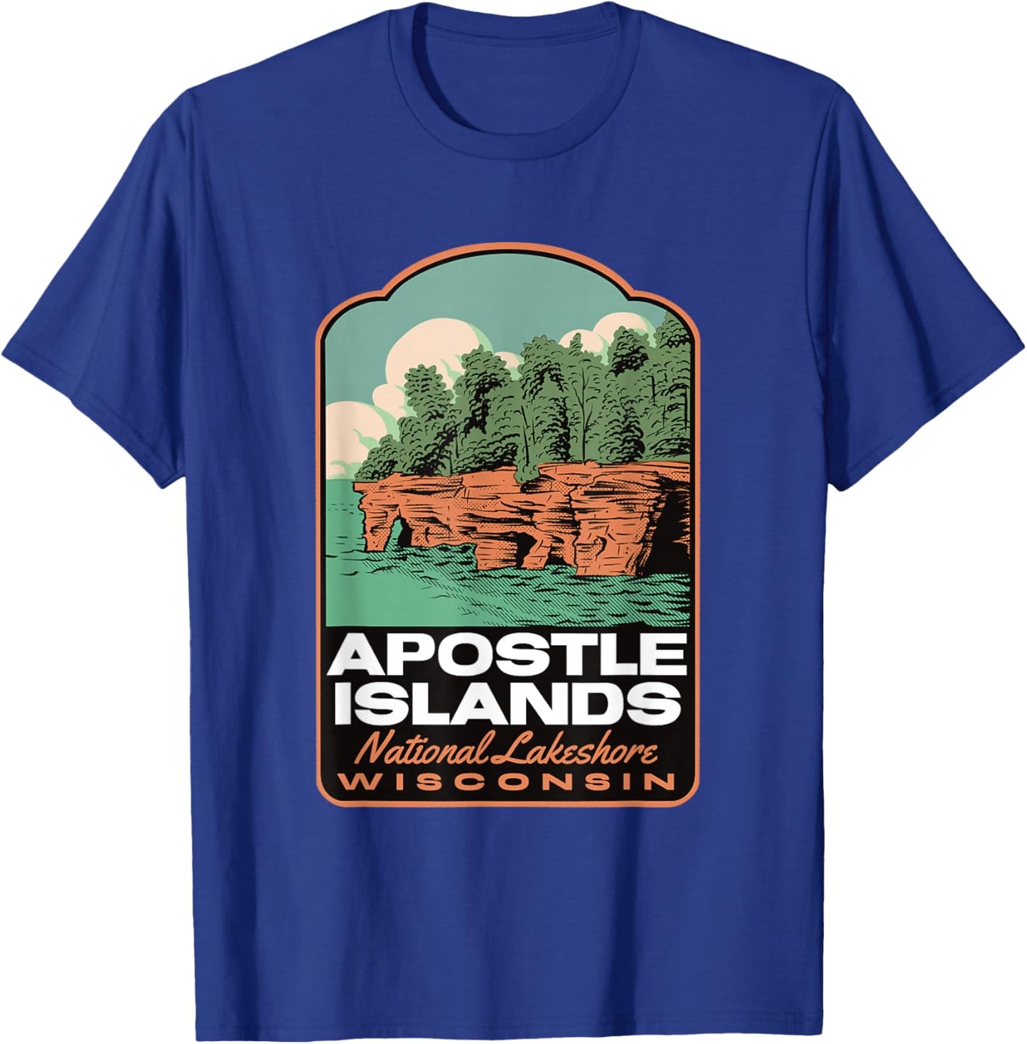 Apostle Islands Wisconsin T-Shirt - T-Shirt | Royal