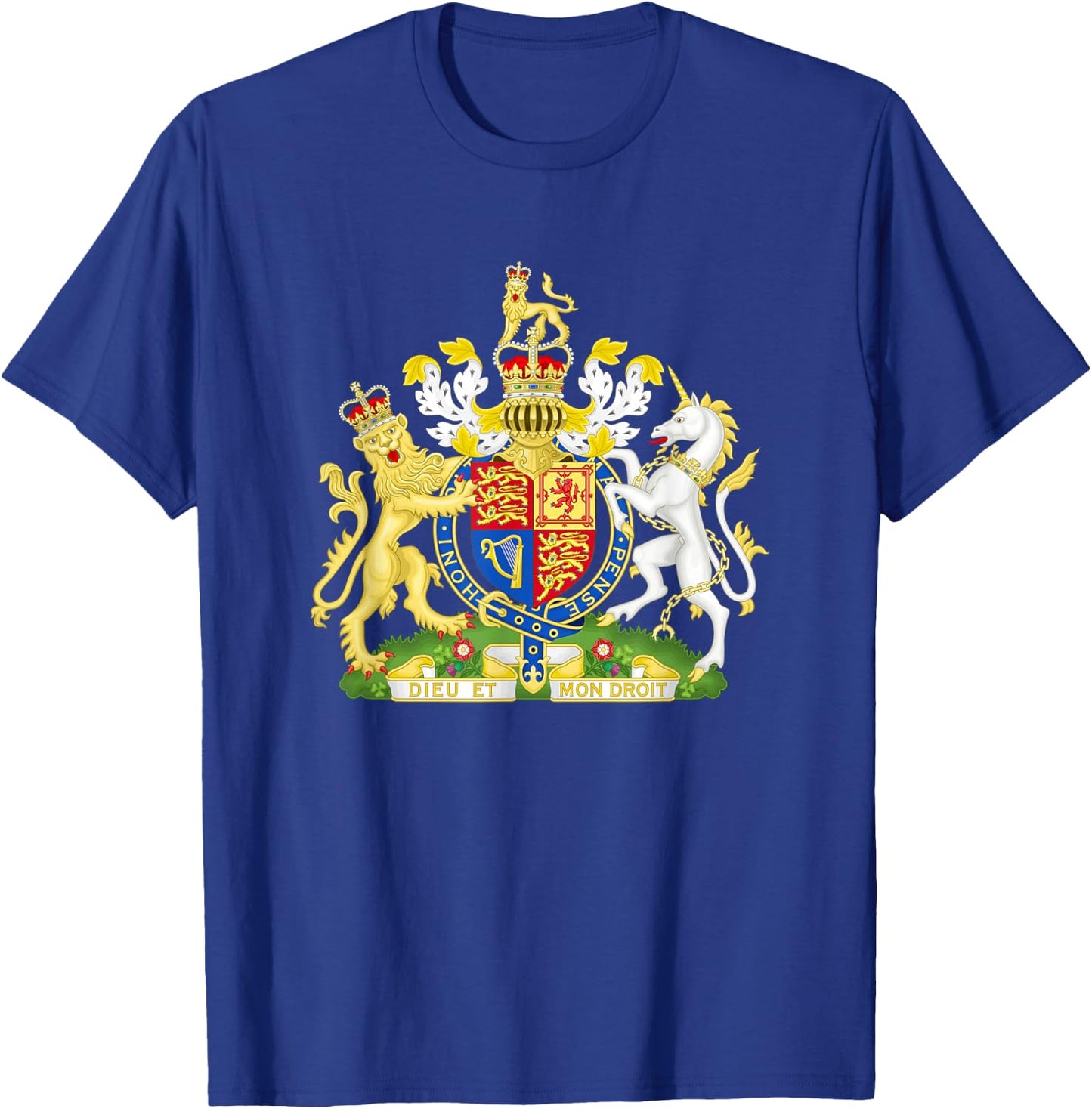 British Royal Coat of Arms England Queen Crest Small T-Shirt - T-Shirt | Royal