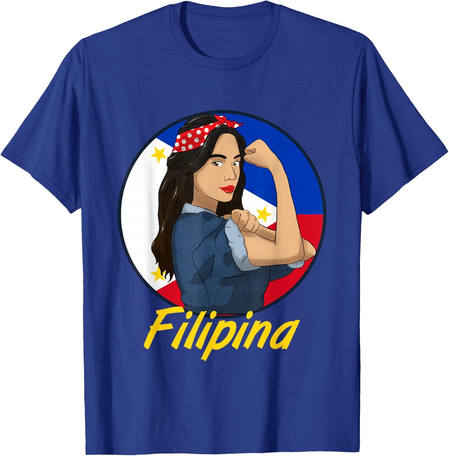 Philippines Flag Day Pinay Filipina Filipino Girl T-Shirt - T-Shirt | Royal