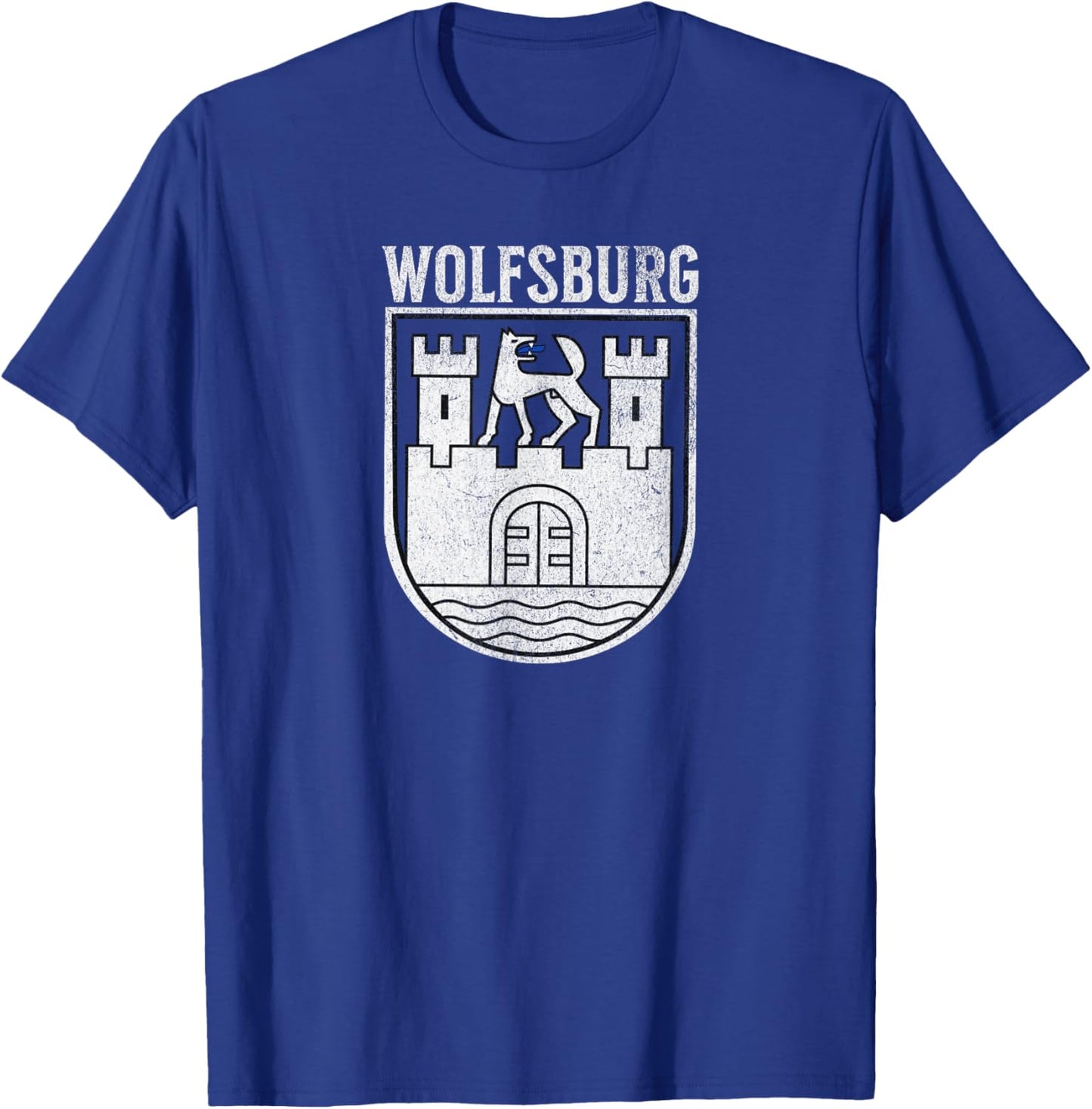 Wolfsburg Germany Deutschland Crest Arms Emblem T-Shirt - T-Shirt | Royal