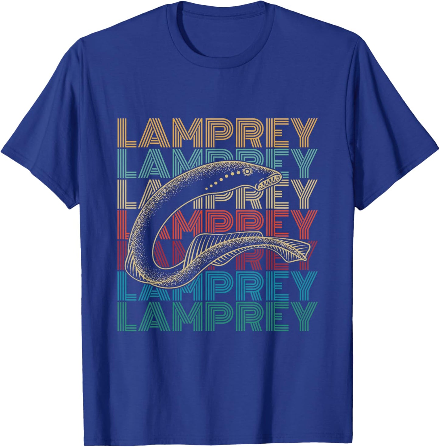 Sea Lamprey Fish Design for a Lamprey expert T-Shirt - T-Shirt | Royal
