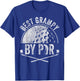 Best Grampy By Par Shirt Golf Lover Sports Golf Golfer T-Shirt - T-Shirt | Royal