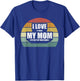 Vintage Retro I Love It When My Mom Lets Me Play Video Games T-Shirt - T-Shirt | Royal