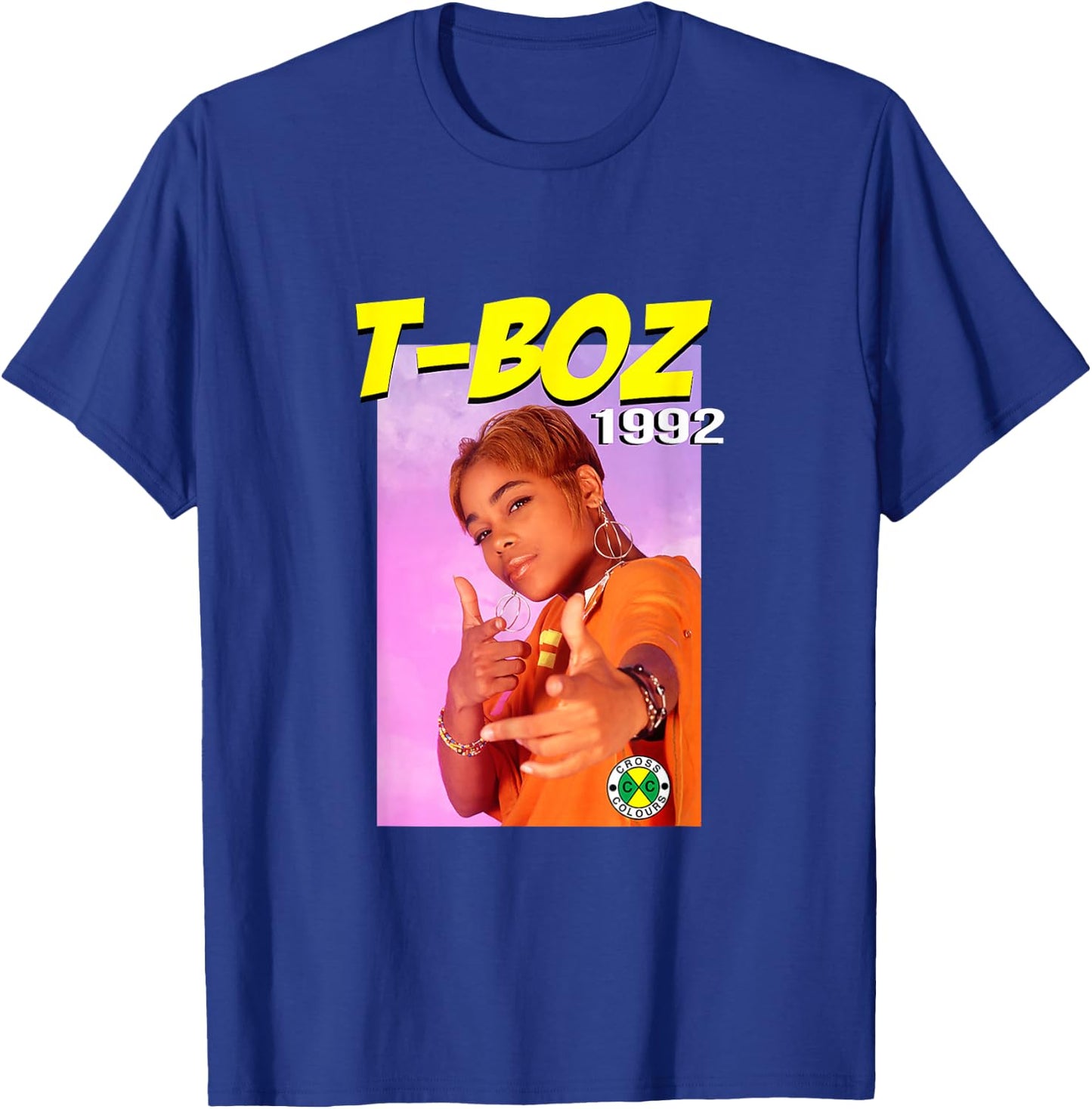 T-Boz | R&B and Hip Hop 1990's Artist | 1992 Album Cover T-Shirt - T-Shirt | Royal