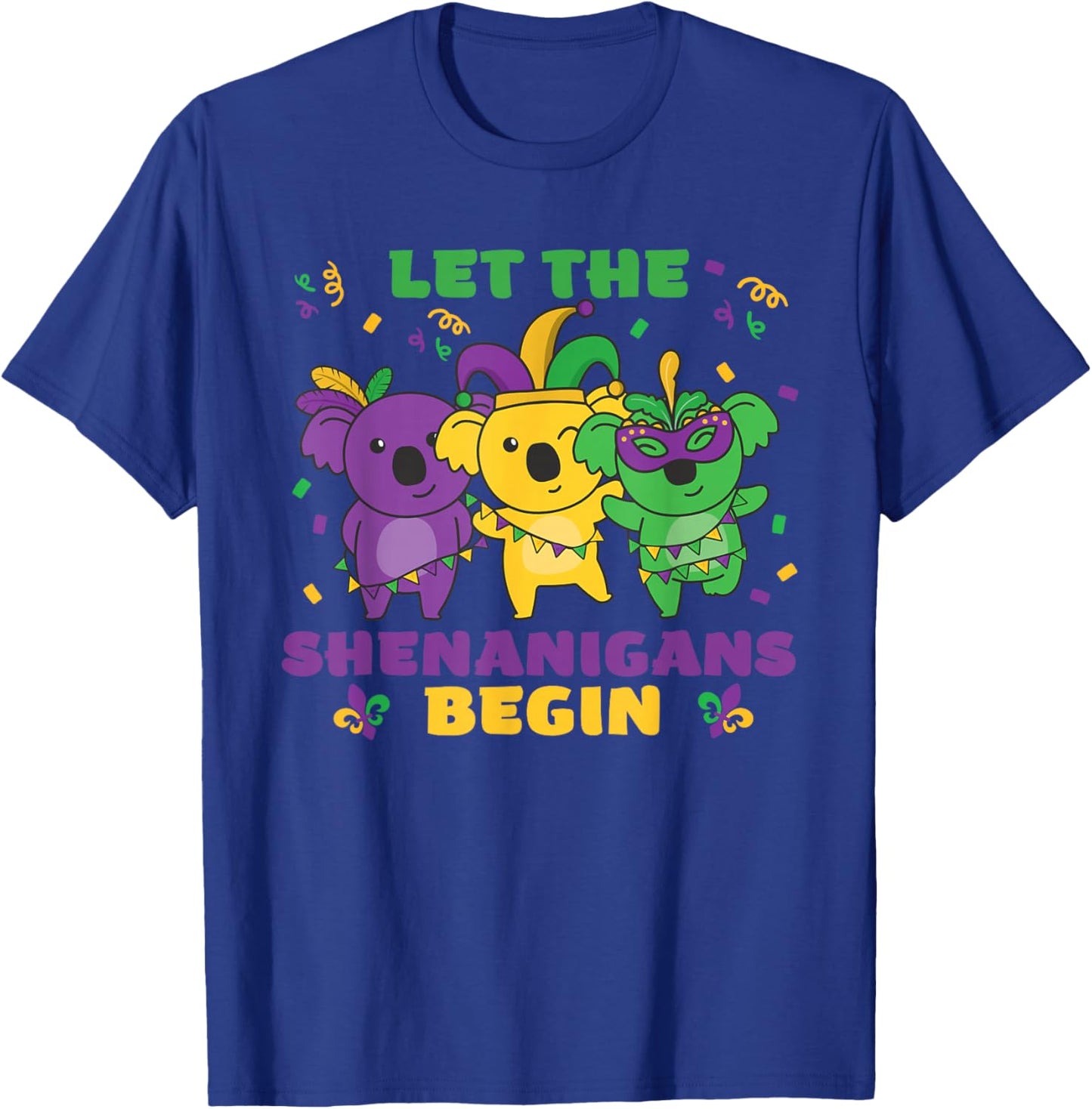 Mardi Gras Koala Carnival Costume T-Shirt - T-Shirt | Royal