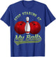 Bowling Lover Stop Staring At My Balls Bowling T-Shirt - T-Shirt | Royal
