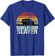 Bullfrog Slayer Frog Hunting Gigging Humor T-Shirt - T-Shirt | Royal