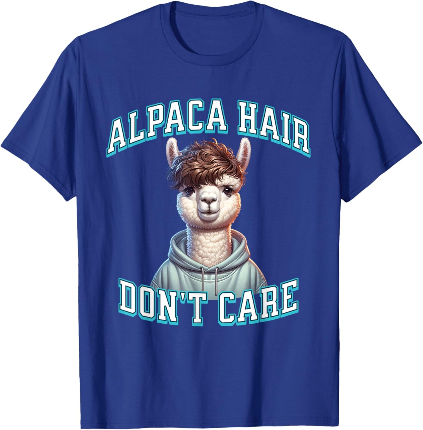 Alpaca Hair Gen Z Trendy Broccoli Haircut Perm Funny Meme T-Shirt - T-Shirt | Royal