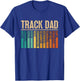 Track Dad Retro Running Field Coach Shot Put Track And Field T-Shirt - T-Shirt | Royal
