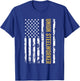 Union Steelworker USA American Flag Pro Union Workers Rights T-Shirt - T-Shirt | Royal
