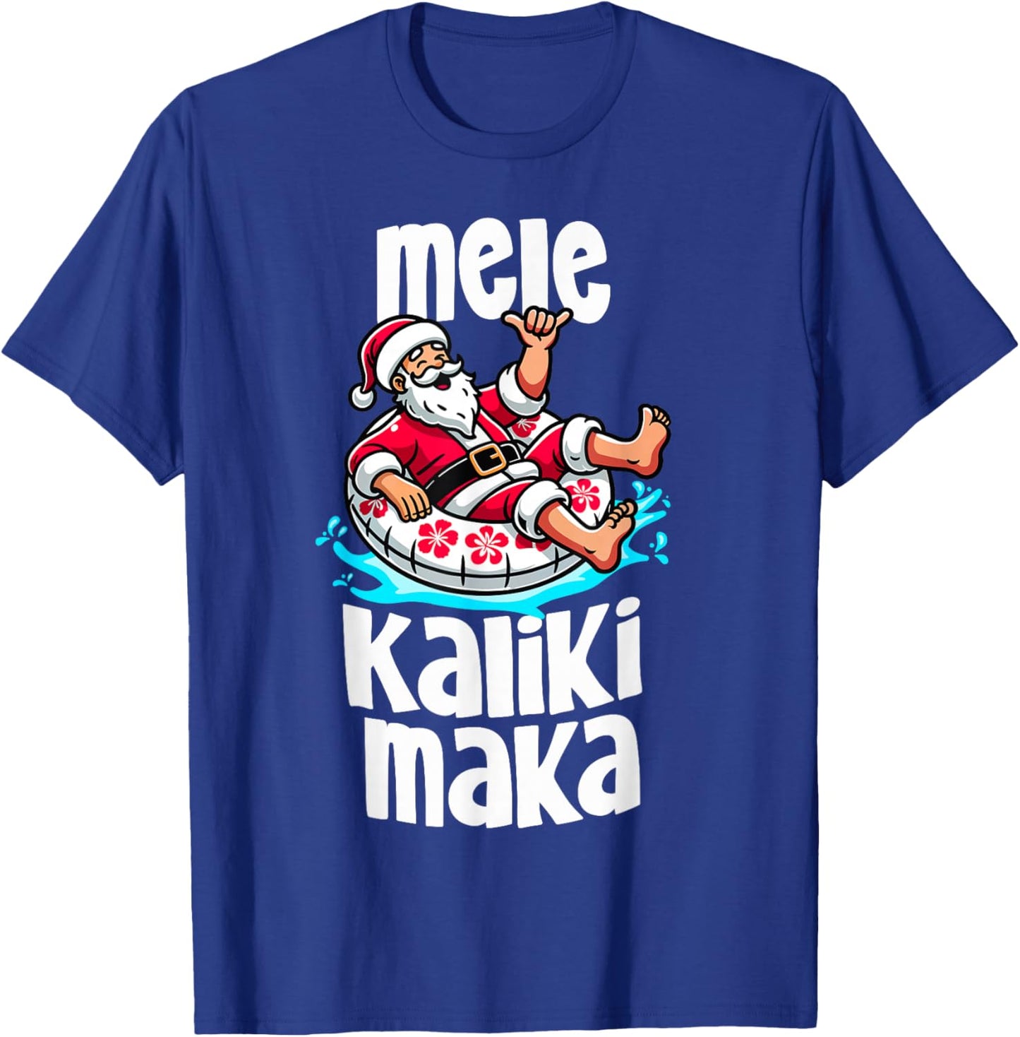 Funny Mele Kalikimaka Family Vacation Hawaiian Christmas T-Shirt - T-Shirt | Royal