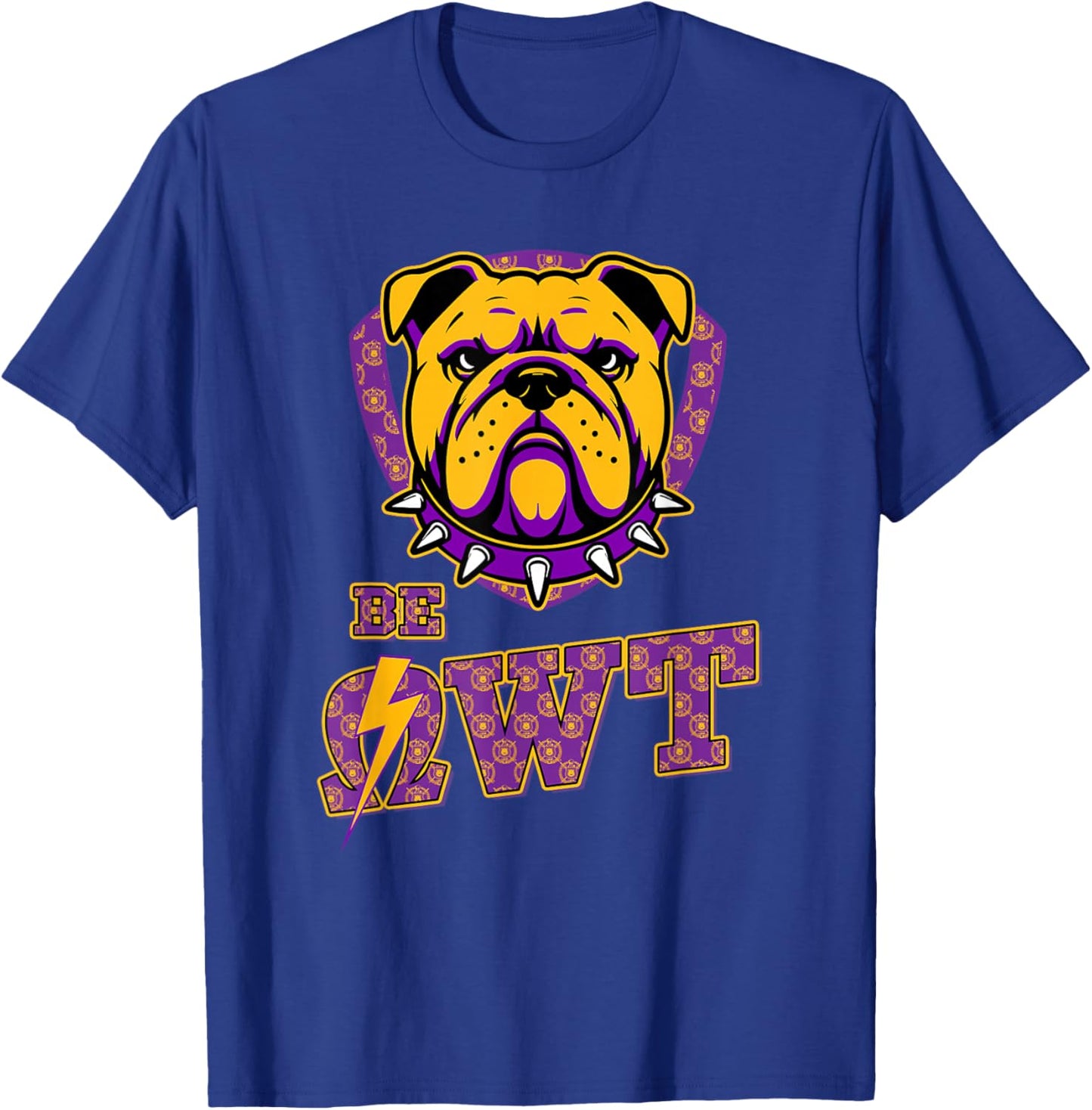 Omega Psi Phi Fraternity Paraphernalia, Be OWT Bulldog T-Shirt - T-Shirt | Royal