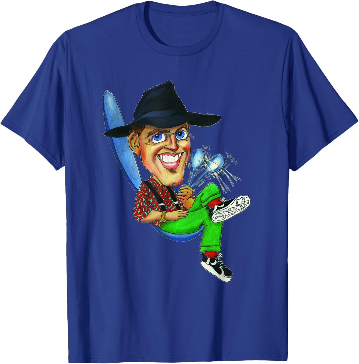Spoon Man - The perfect Gift all musical spoon players T-Shirt - T-Shirt | Royal