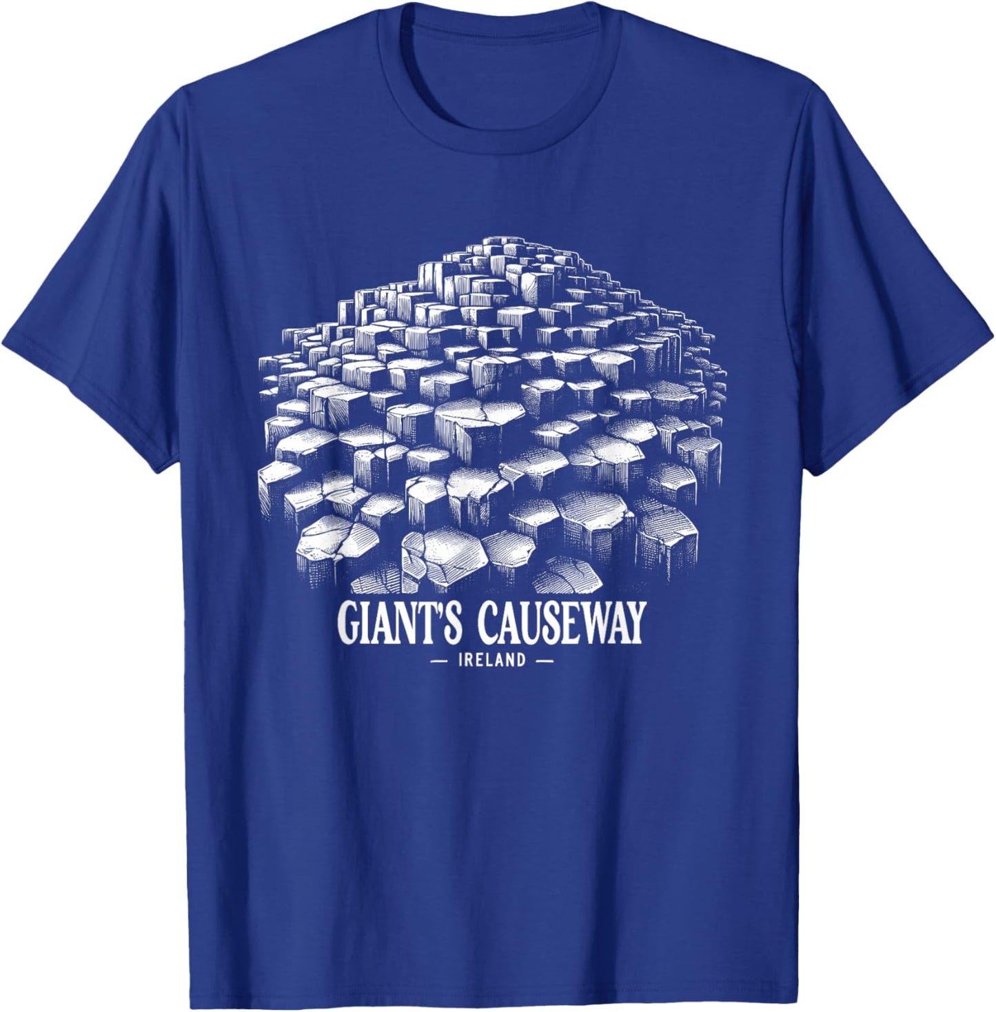 Giant’s Causeway Ireland Travel T-Shirt - T-Shirt | Royal