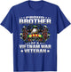 Proud Brother Of A Vietnam Veteran Military Vet's Sibling T-Shirt - T-Shirt | Royal
