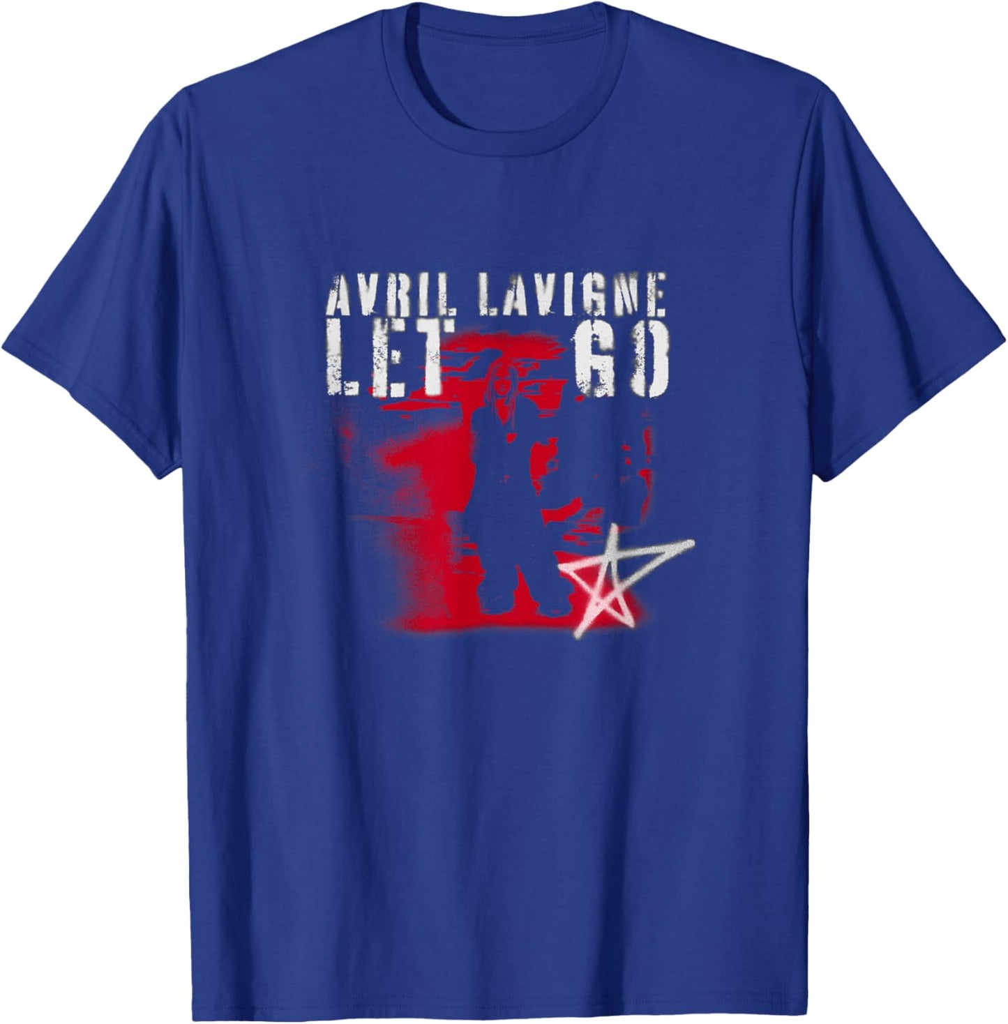 Official Avril Lavigne Let Go Spraypaint T-Shirt - T-Shirt | Royal