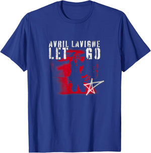 Official Avril Lavigne Let Go Spraypaint T-Shirt - T-Shirt | Royal