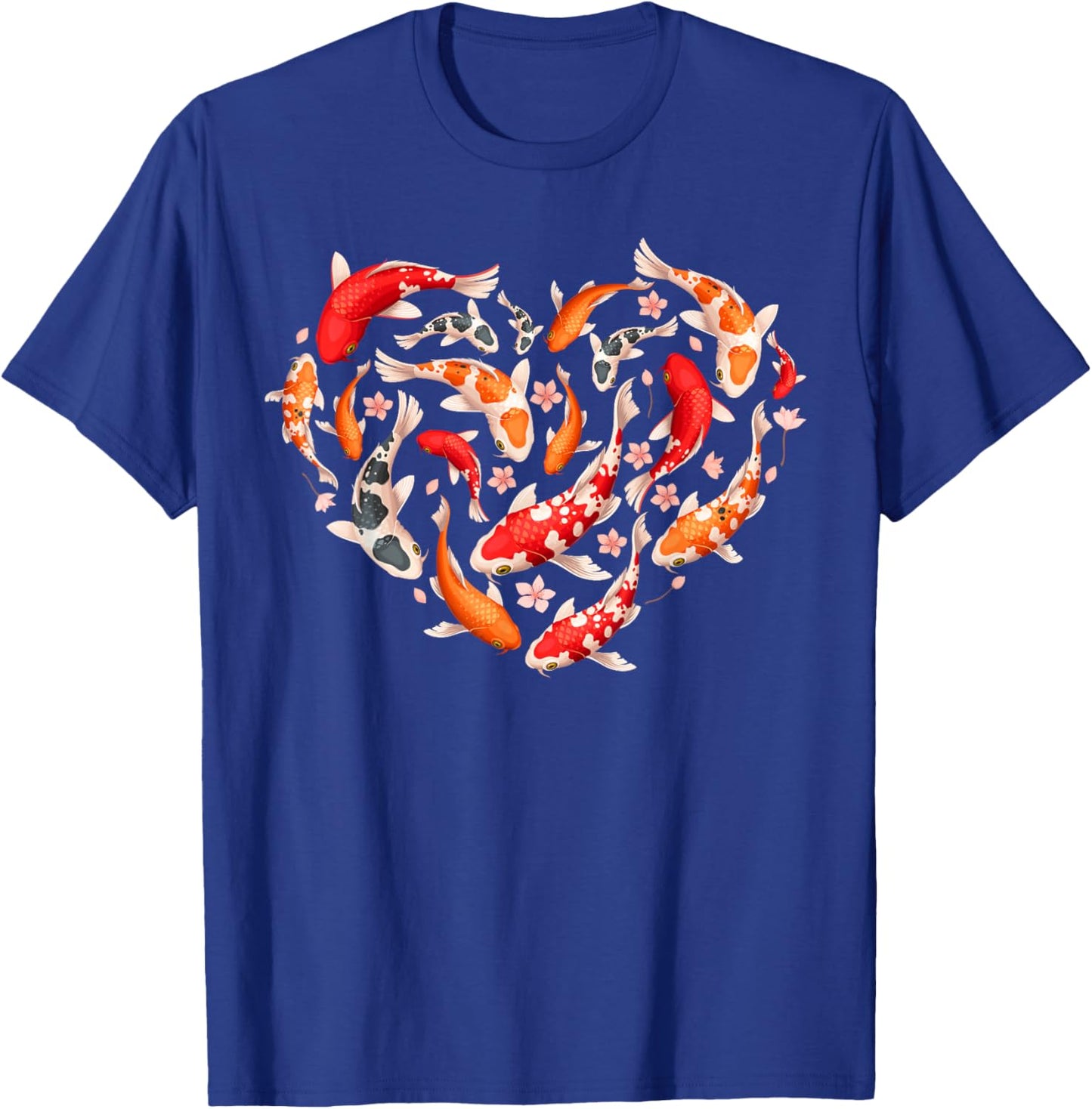Cool Koi Fish Women Japan Fishing Japanese Koi Lover T-Shirt - T-Shirt | Royal