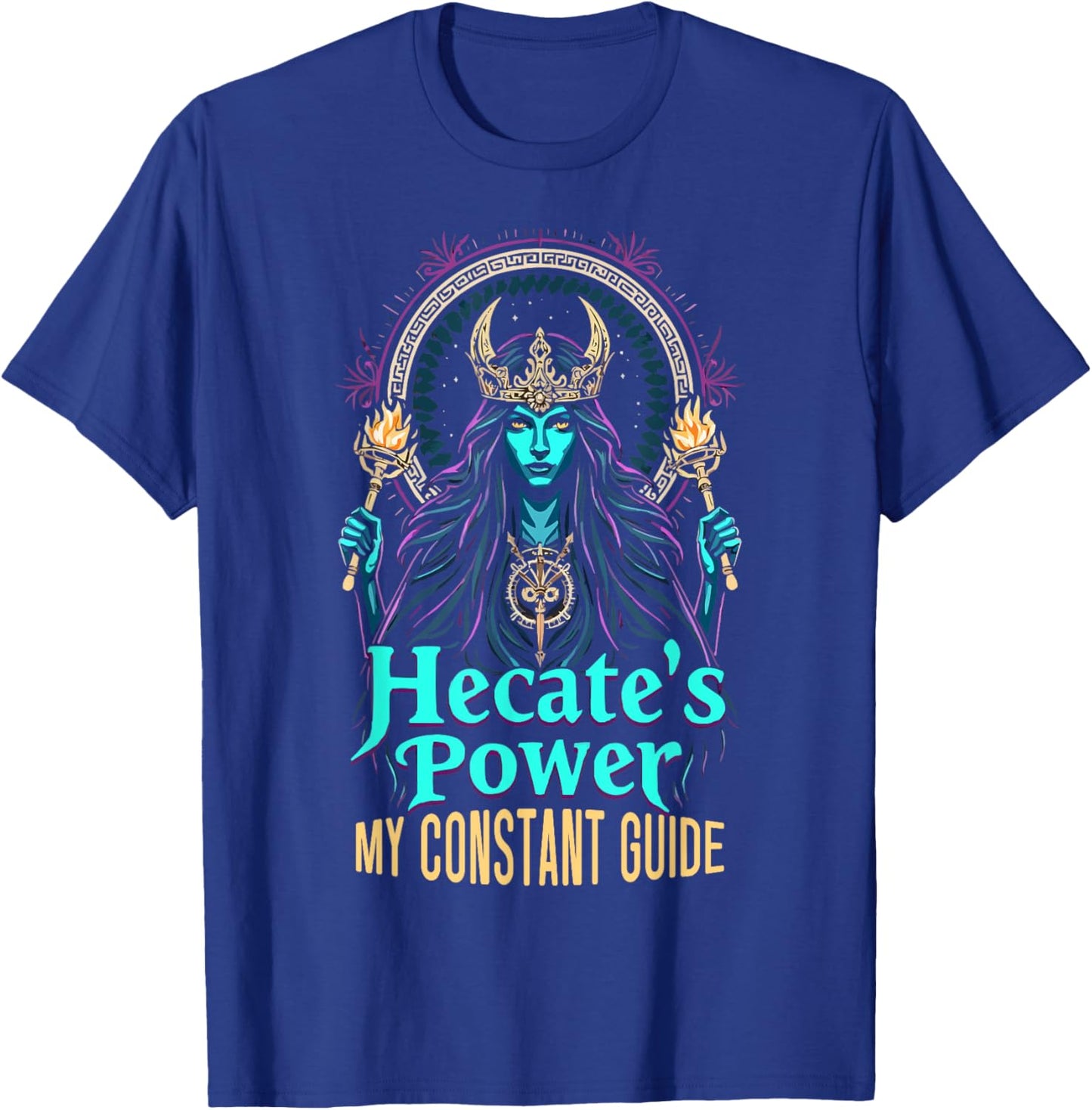 Hecate Moon Goddess Greek Goddess Greek Mythology T-Shirt - T-Shirt | Royal