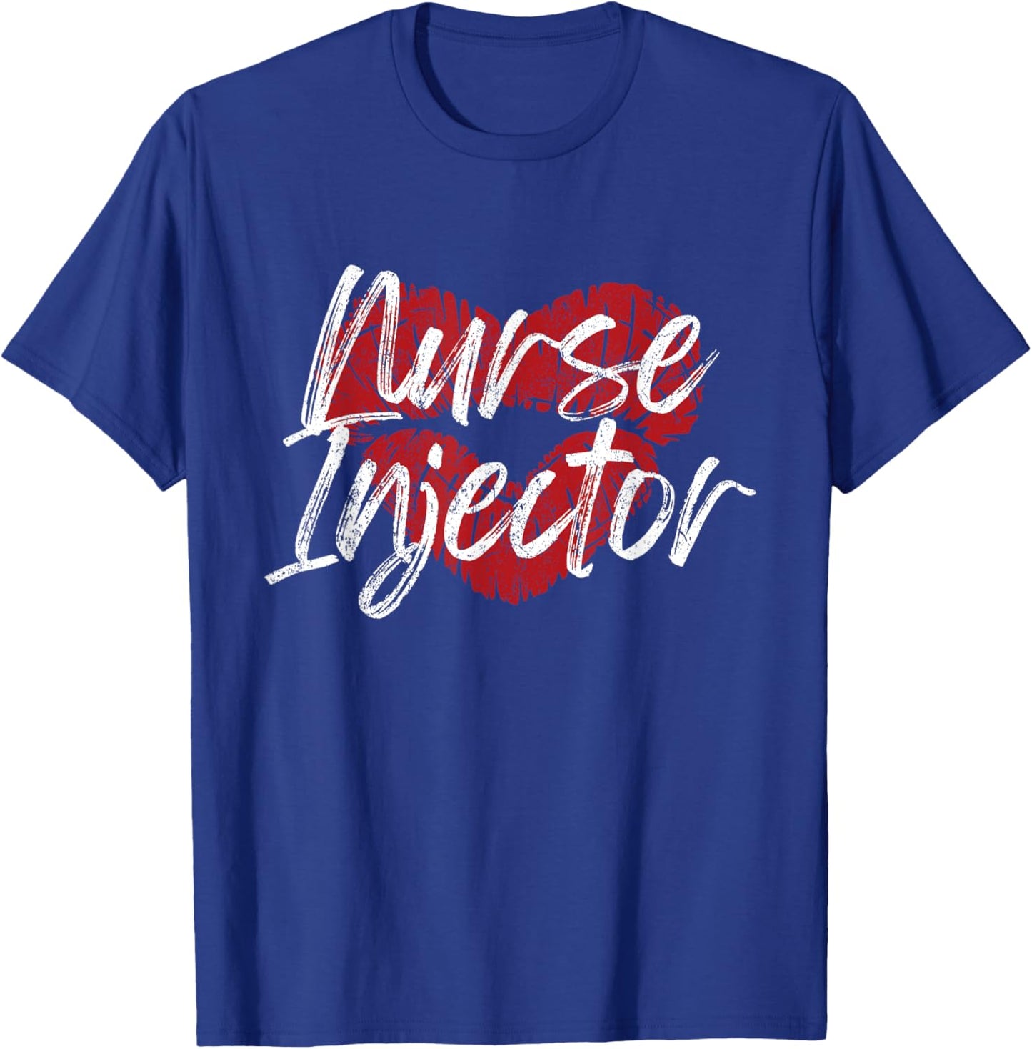 Vintage Nurse Injector Kiss Aesthetic Nurse Injector T-Shirt - T-Shirt | Royal
