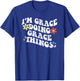 Retro Groovy Im GRACE Doing GRACE Things Funny Mother's Day T-Shirt - T-Shirt | Royal