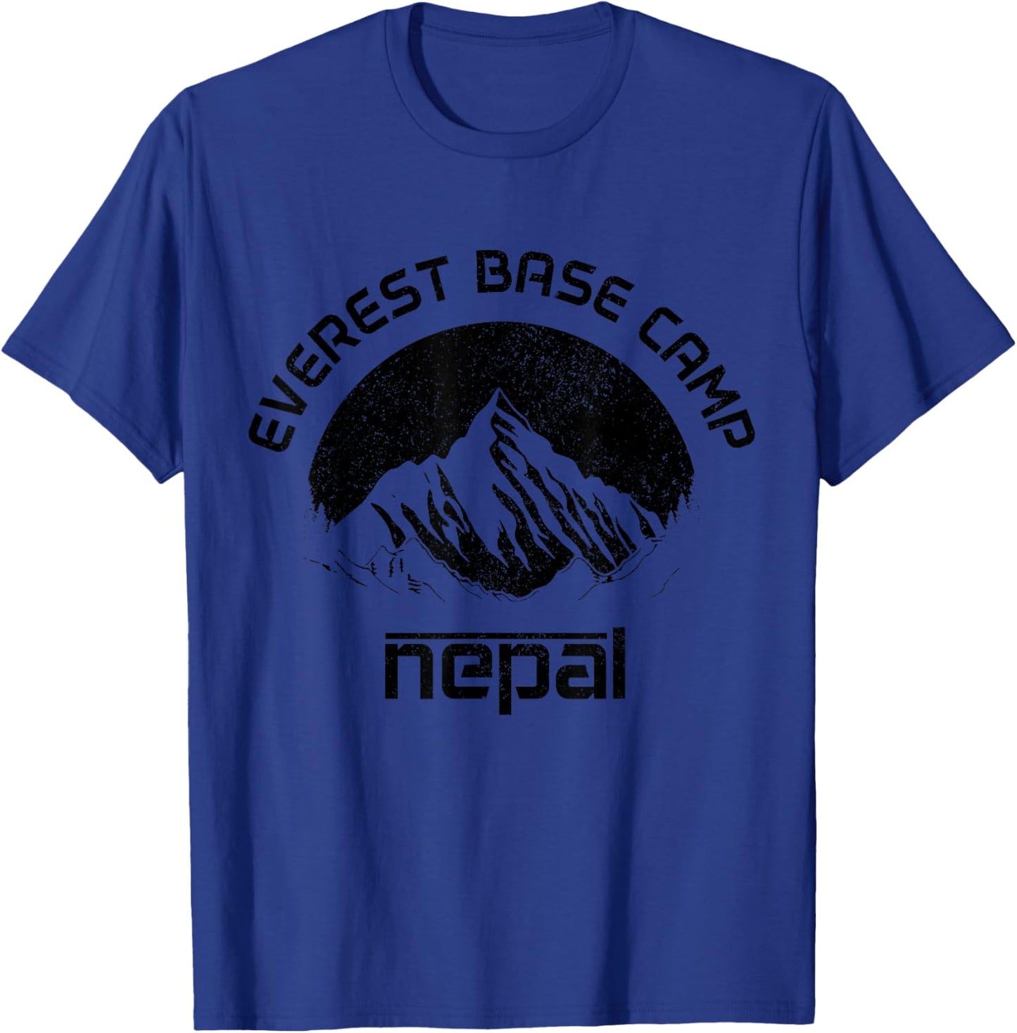 Mount Everest Nepal Himalaya Mountaineer Mountain Souvenir T-Shirt - T-Shirt | Royal