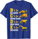 Construction Lover Gift Co. Heavy Equipment Construction Operator - Adults & Kids - Black - Short Sleeve - Modern Style - Letter Print - Construction, Excavation, Dump Truck Themed T-Shirt - T-Shirt | Royal