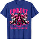 Pink Out Tackle Breast Cancer Awareness Football Pink Ribbon T-Shirt - T-Shirt | Royal