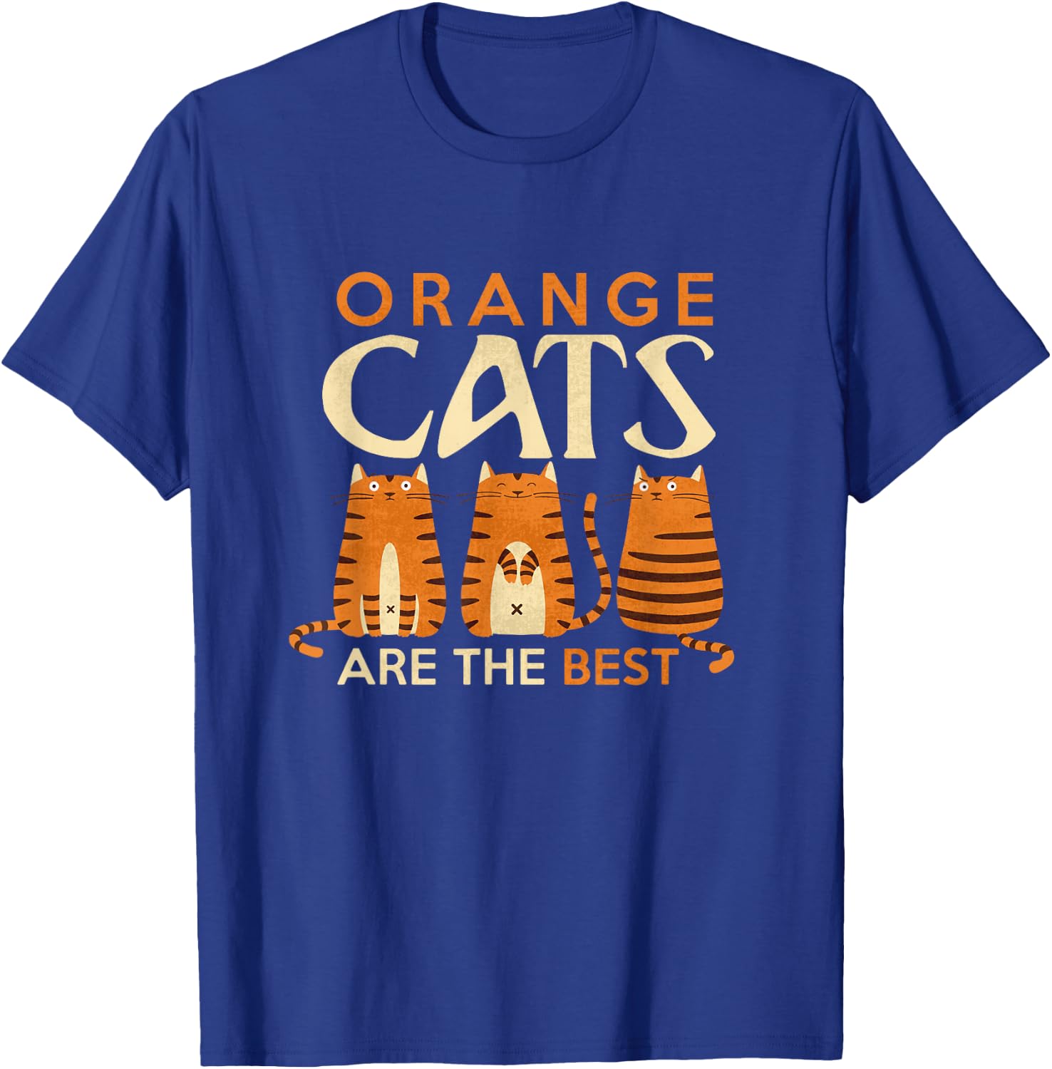 Funny Orange Cats are the Best Cat Mom T-Shirt - T-Shirt | Royal