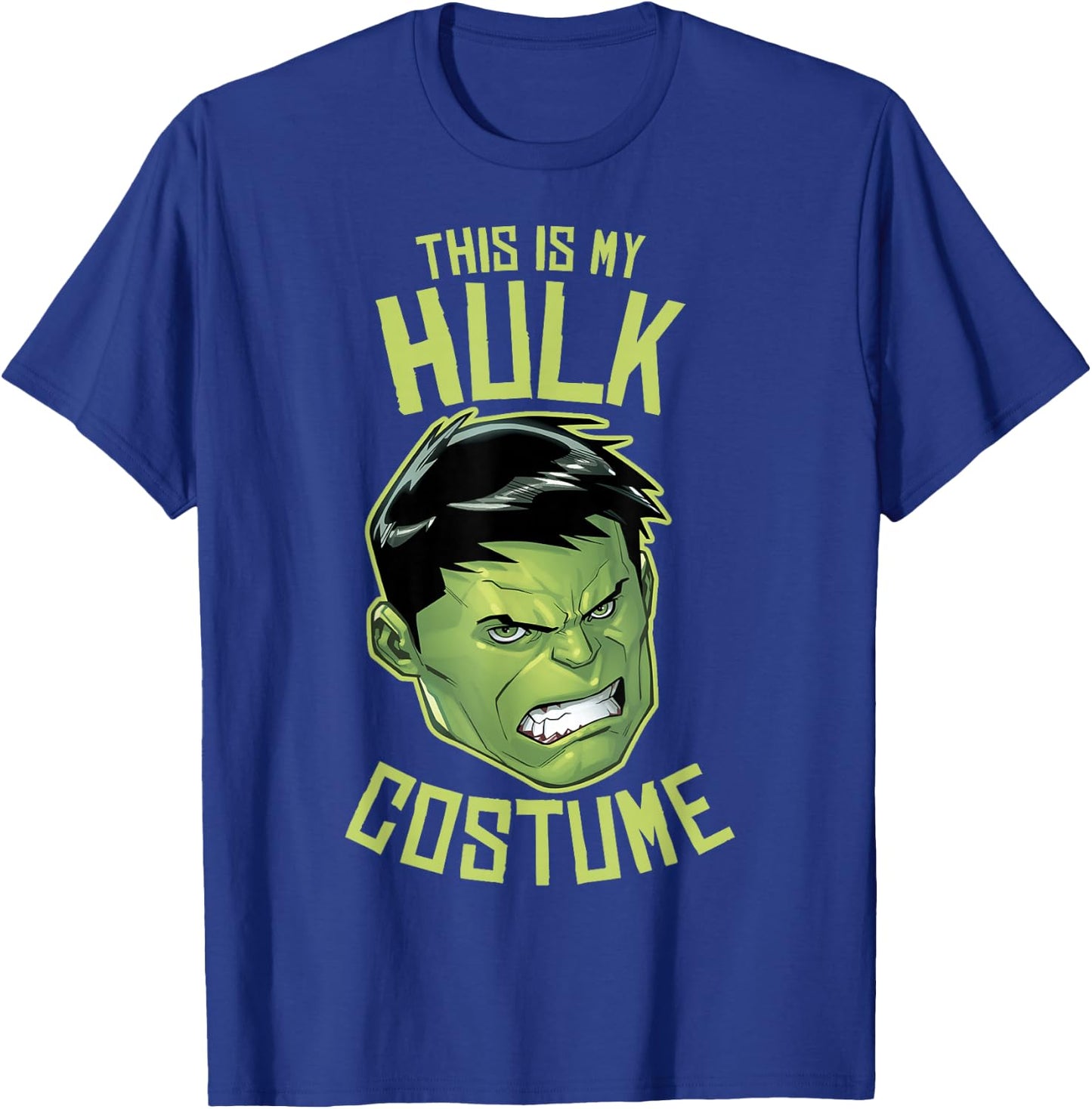 Marvel Hulk This is My Costume Halloween T-Shirt - T-Shirt | Royal