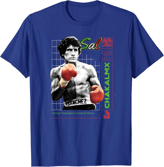 Mexican Boxing King, Sal Sanchez T-Shirt - T-Shirt | Royal