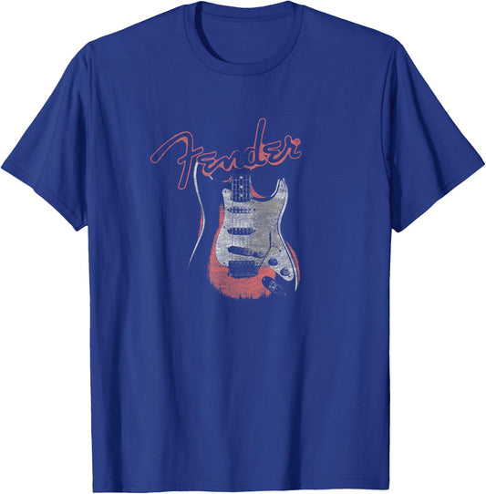 Fender Retro Glow T-Shirt - T-Shirt | Royal