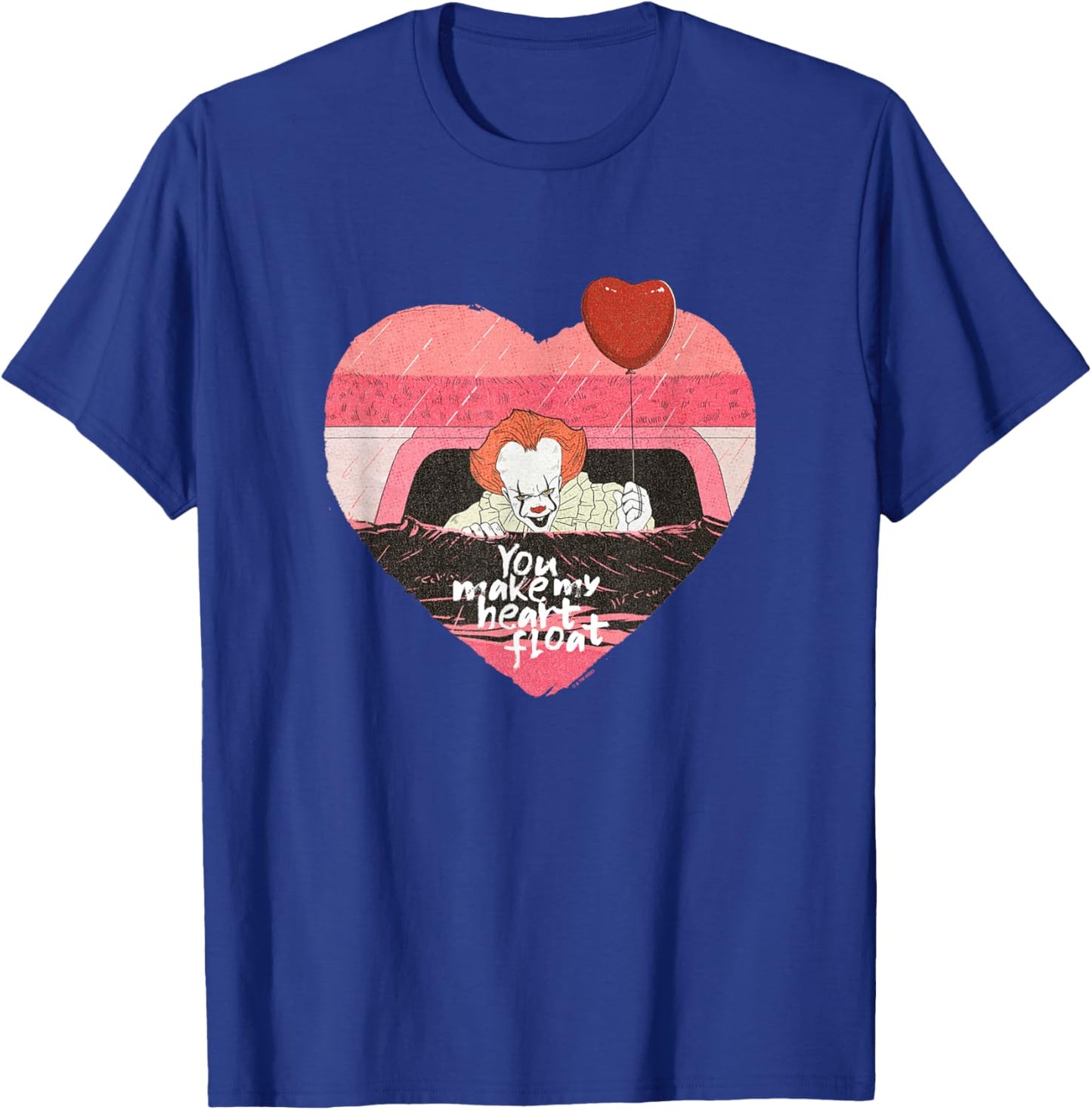 It Valentine's Day You Make My Heart Float Pennywise Poster T-Shirt - T-Shirt | Royal