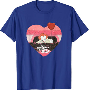 It Valentine's Day You Make My Heart Float Pennywise Poster T-Shirt - T-Shirt | Royal