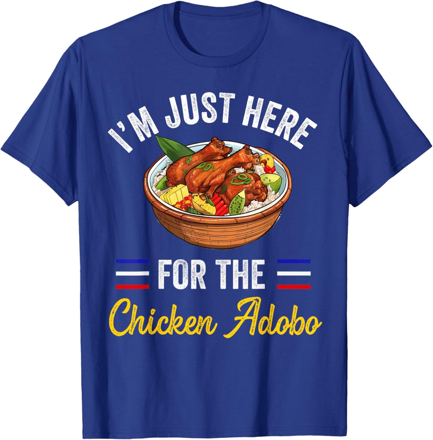 Filipino Philippines Women Men Filipino Food Chicken Adobo T-Shirt - T-Shirt | Royal